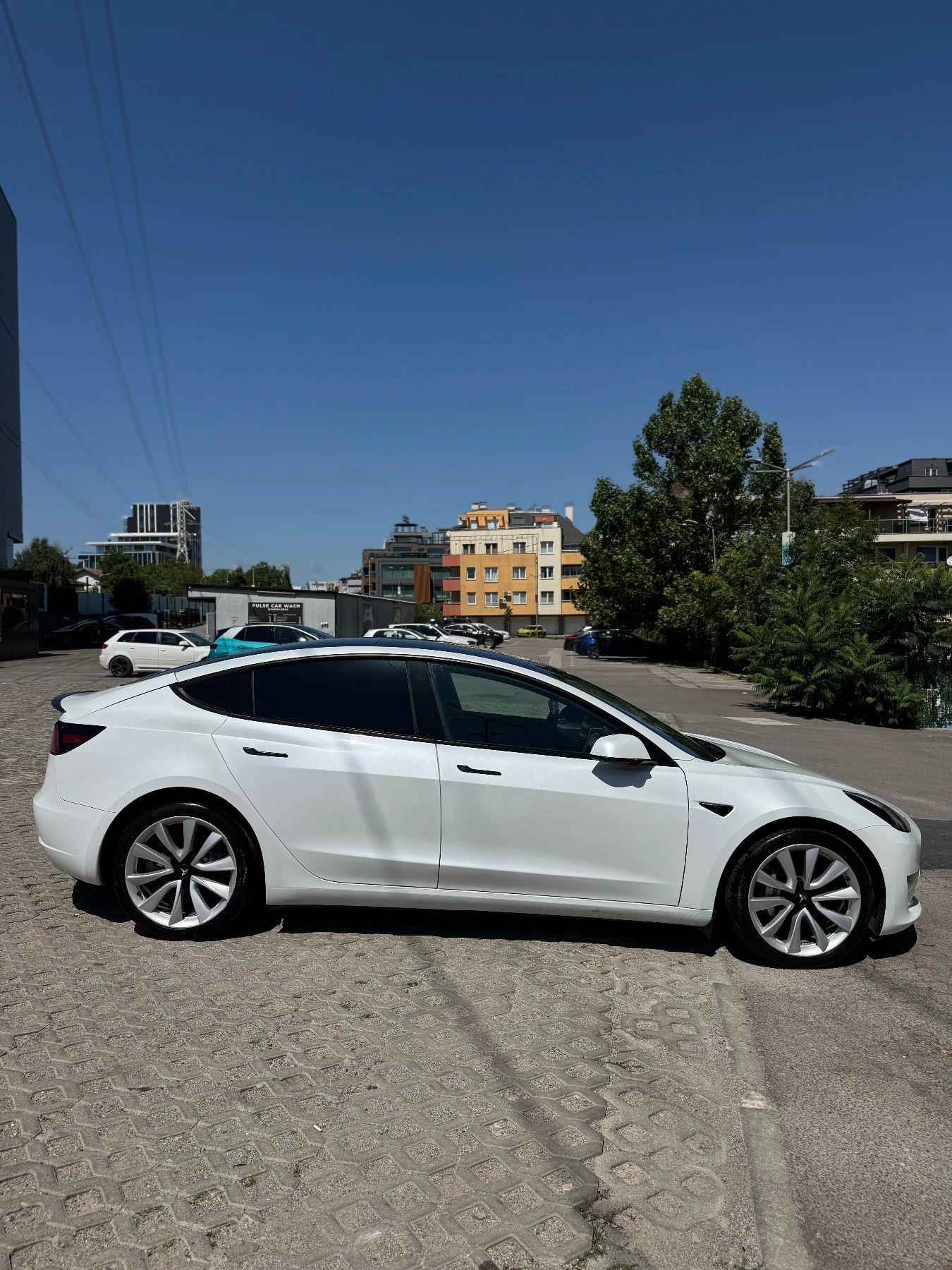 Tesla Model 3 Model 2021 LR Dual motor/термопомпа/Гаранция, снимка 6 - Автомобили и джипове - 55424011