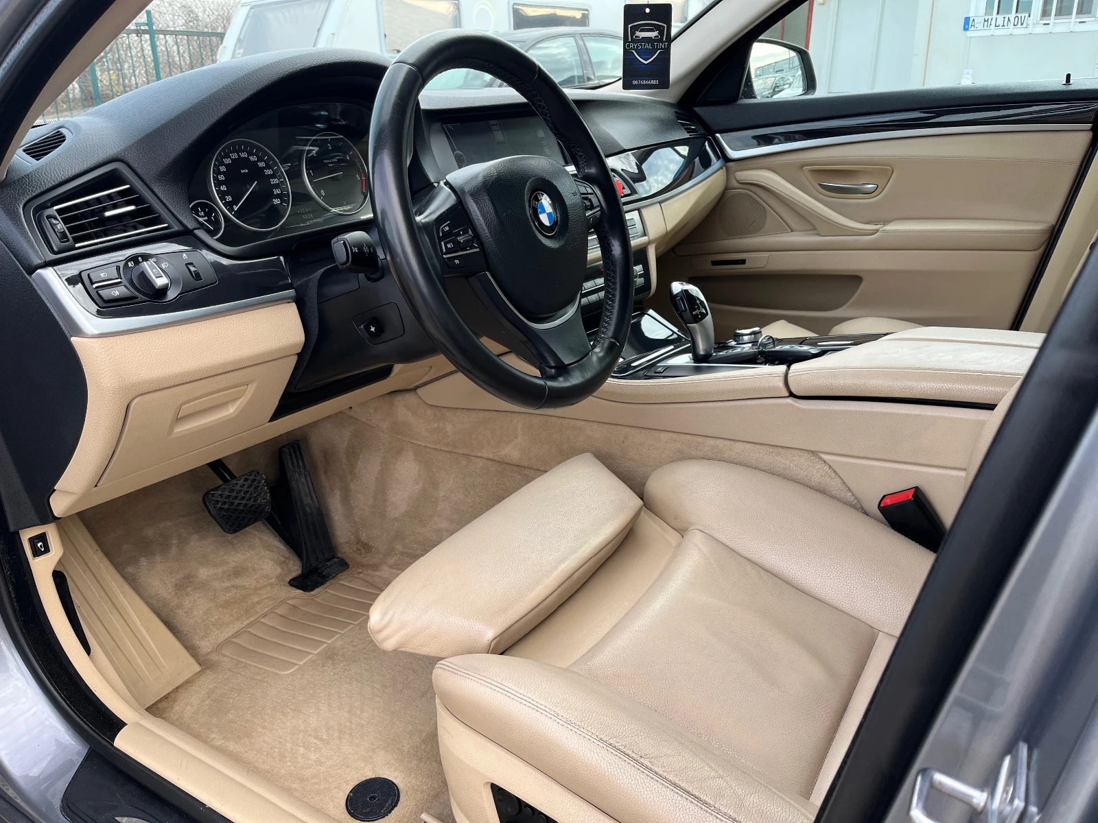 BMW 530 Нави, кожа, мемори, ксенон, парктроник  - изображение 7