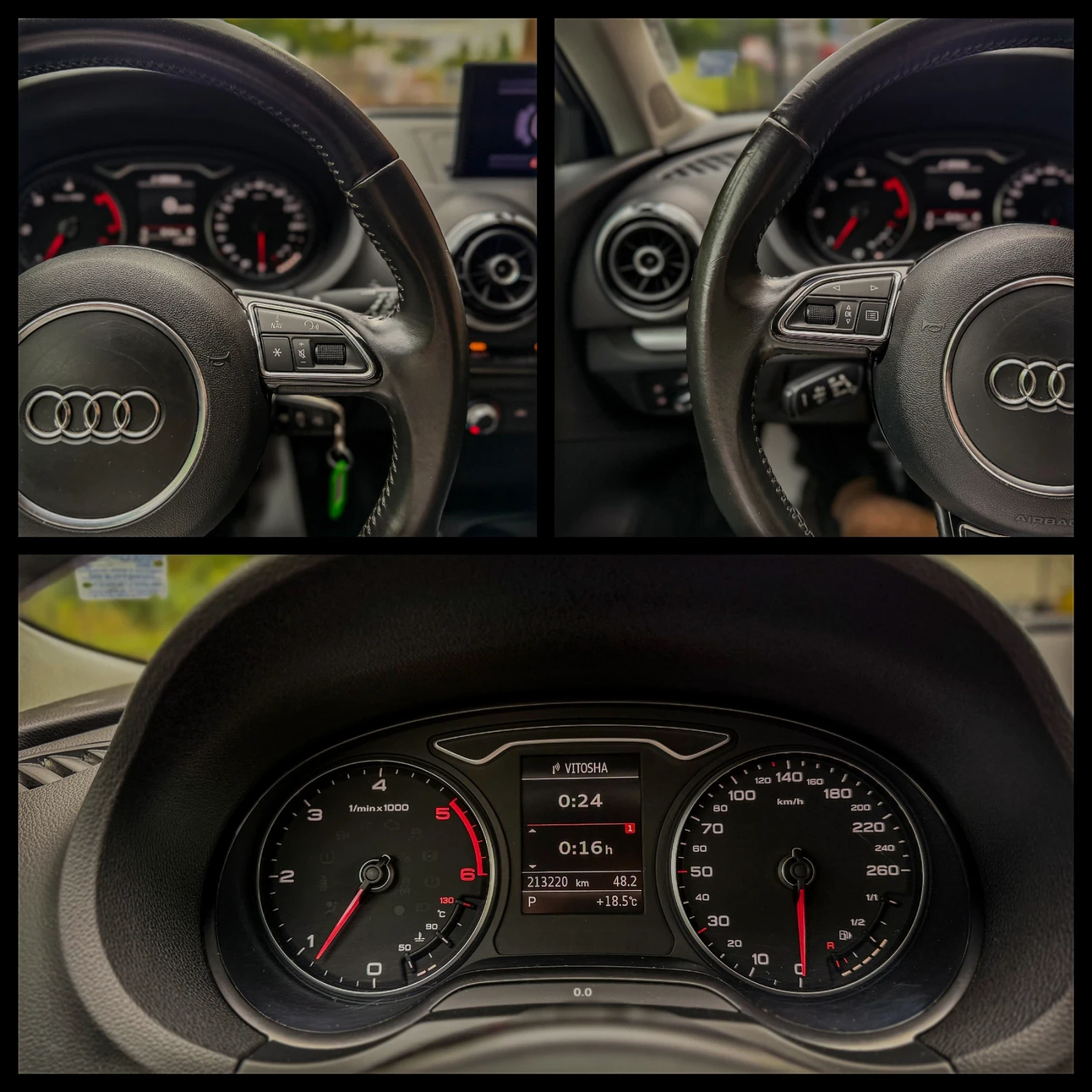 Audi A3 2.0TDI 150к.с. ГАРАНЦИЯ 6 МЕСЕЦА ИЛИ 5000КМ, снимка 14 - Автомобили и джипове - 55427097