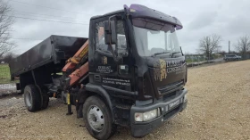 Iveco Eurocargo120e Самосвал + Кран, снимка 2
