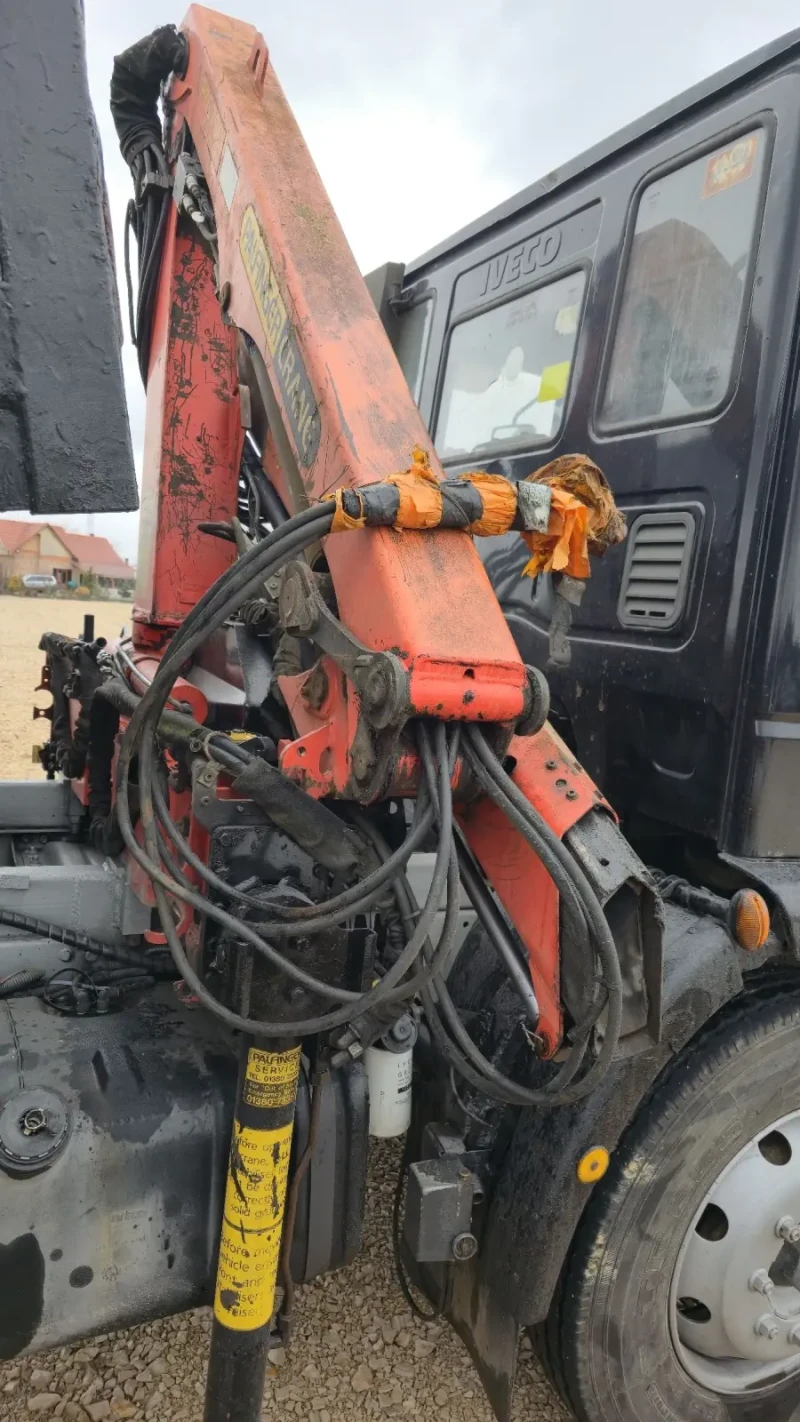 Iveco Eurocargo120e Самосвал + Кран, снимка 6 - Камиони - 53011058