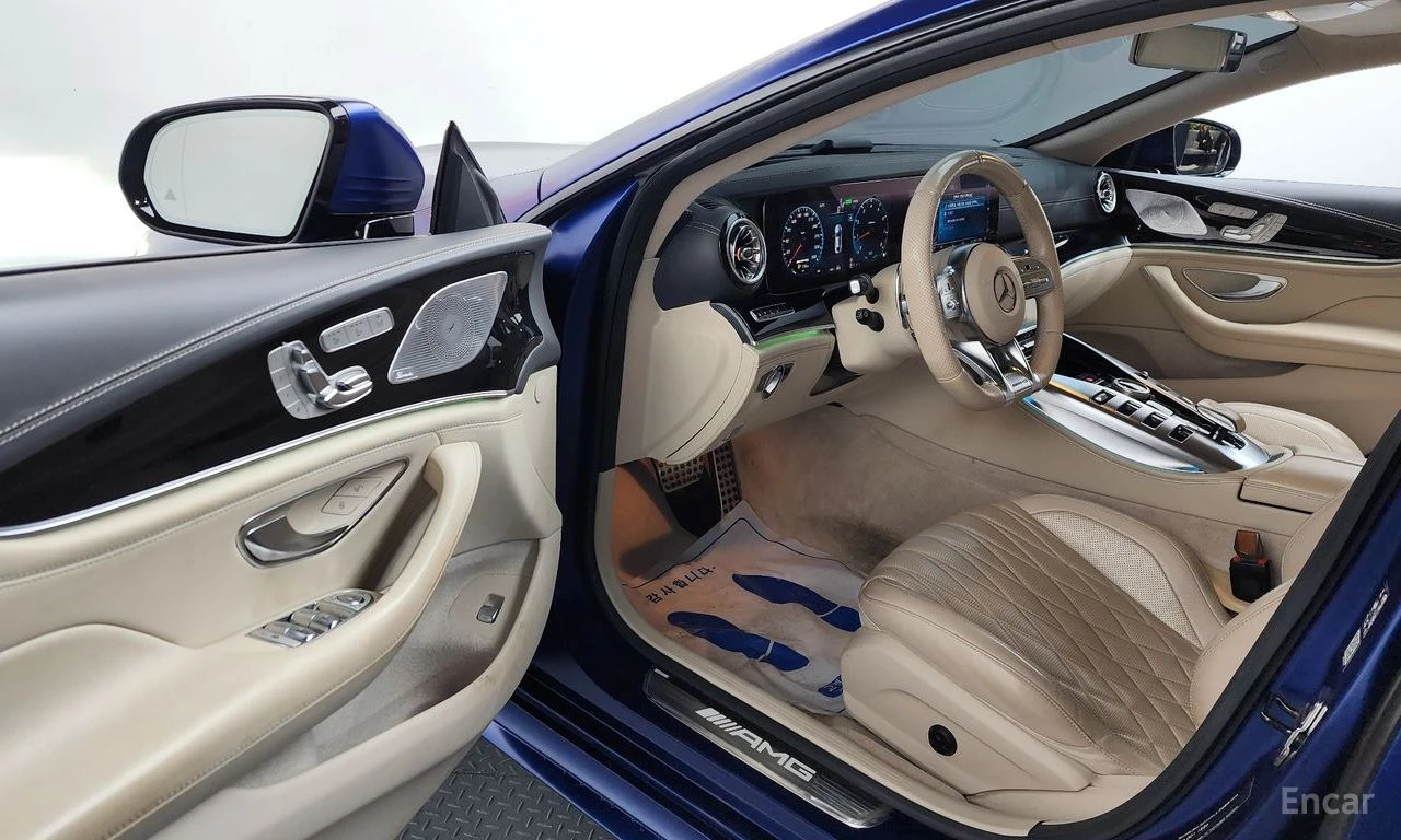 Mercedes-Benz AMG GT 43* 4MATIC+ * MAGNO BLUE* HEAD UP* BURMESTER* ОБДУ, снимка 8 - Автомобили и джипове - 55234982