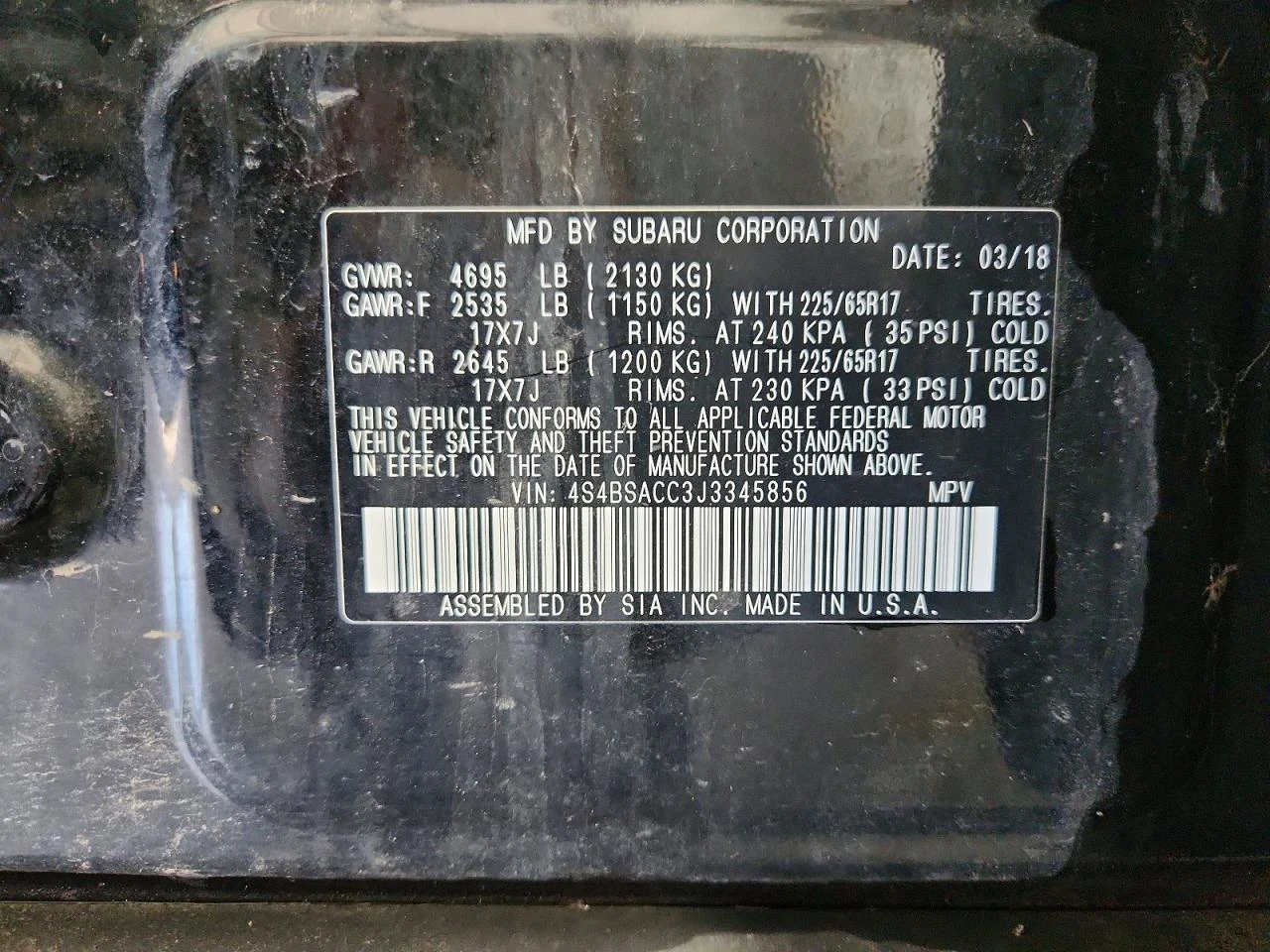 Subaru Outback 2.5l 2.5I Premium, снимка 12 - Автомобили и джипове - 55994185