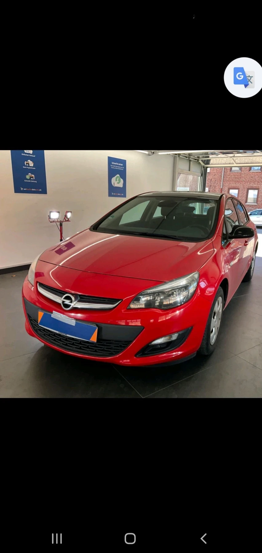 Opel Astra 1.6   SPORT EURO 6 2015g