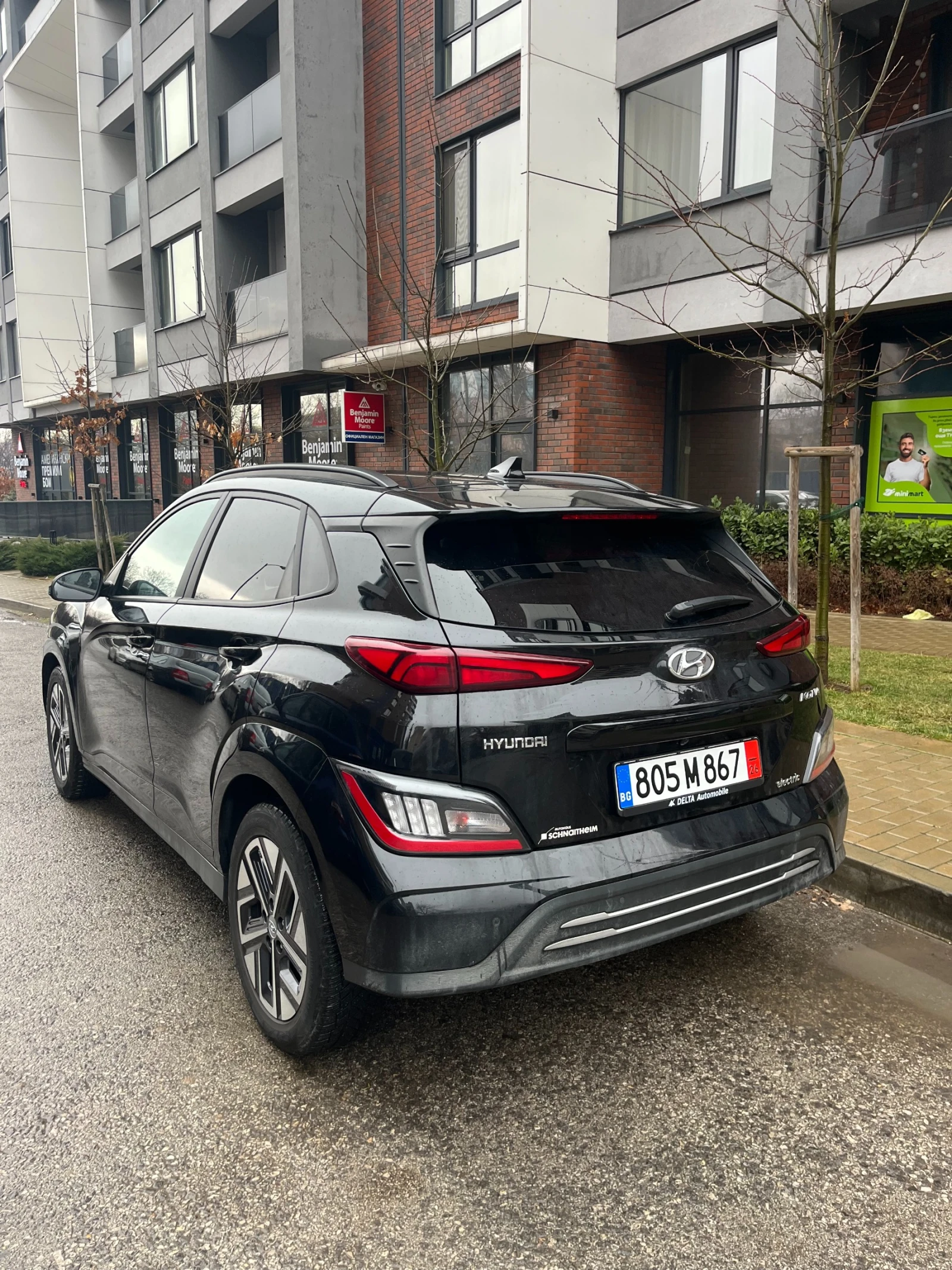 Hyundai Kona Premium 64 kW, кожен салон, панорамен покрив - изображение 3