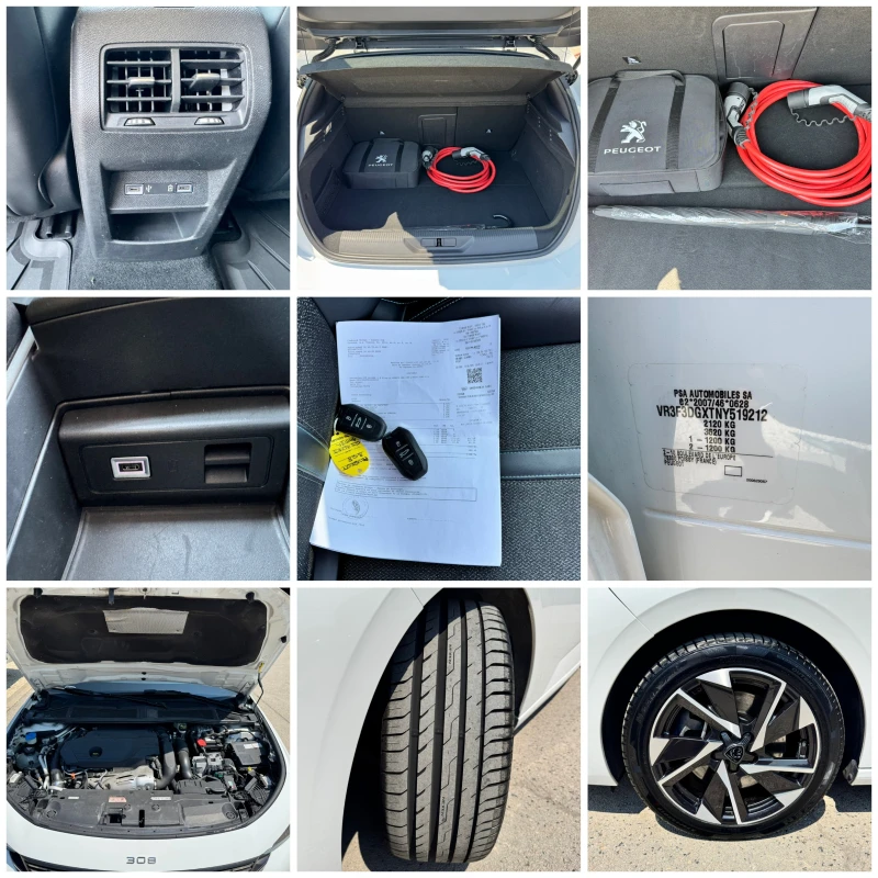 Peugeot 308 1.6PHEV 224к.с GT-pack 8ск. , снимка 16 - Автомобили и джипове - 51050060