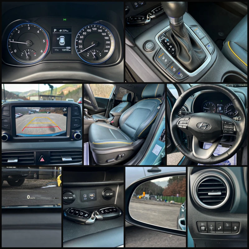 Hyundai Kona 1.6 CRDI / АВТОМАТИК / ПЪЛЕН ПАКЕТ ЕКСТРИ !!! , снимка 14 - Автомобили и джипове - 52725908