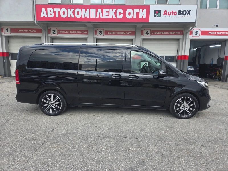 Mercedes-Benz V 300 d-Long/Distronic/BURMESTER/Navi/Камера/B Гаранция!, снимка 5 - Бусове и автобуси - 53096823