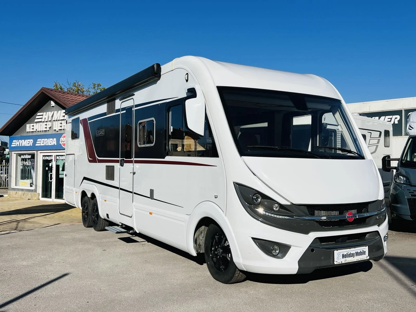 Кемпер Burstner Elegance 910, Климатик, Ходравлика Възд.окачване