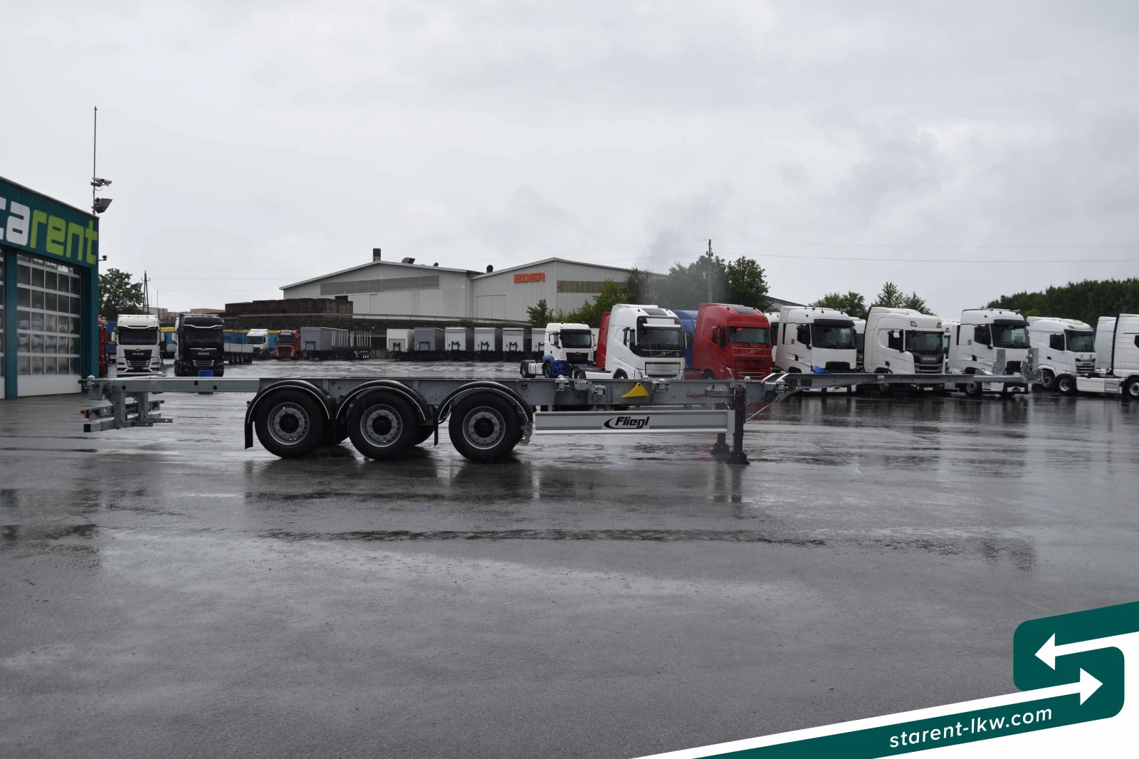 Полуремарке Fliegl TR26186, снимка 3 - Ремаркета - 54865935