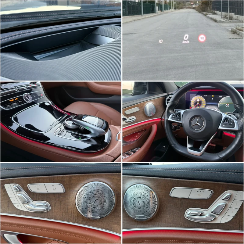 Mercedes-Benz E 220 AMG PREMIUM PLUS| DIGITAL| BURMESTER| ПЪЛНА ИСТОРИ, снимка 14 - Автомобили и джипове - 52481874