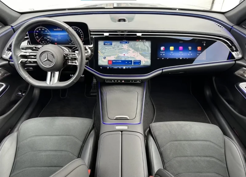Mercedes-Benz E 400 e* 4Matic* AMG* HYPERSCREEN* Burmester* Digital Li, снимка 7 - Автомобили и джипове - 53274308