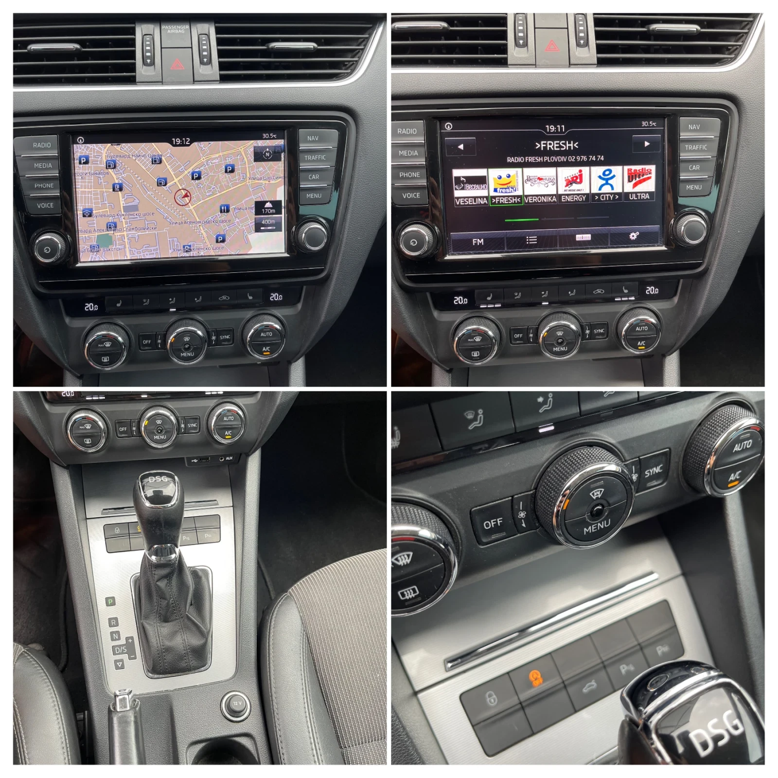 Skoda Octavia 2.0tdi / Distronic/ Canton , снимка 14 - Автомобили и джипове - 55327625