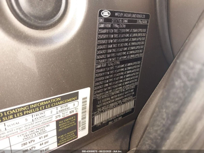 Land Rover Range Rover Velar 2.0L I-4 DI, DOHC, VVT, TURBO, 247HP All Wheel, снимка 15 - Автомобили и джипове - 52954193