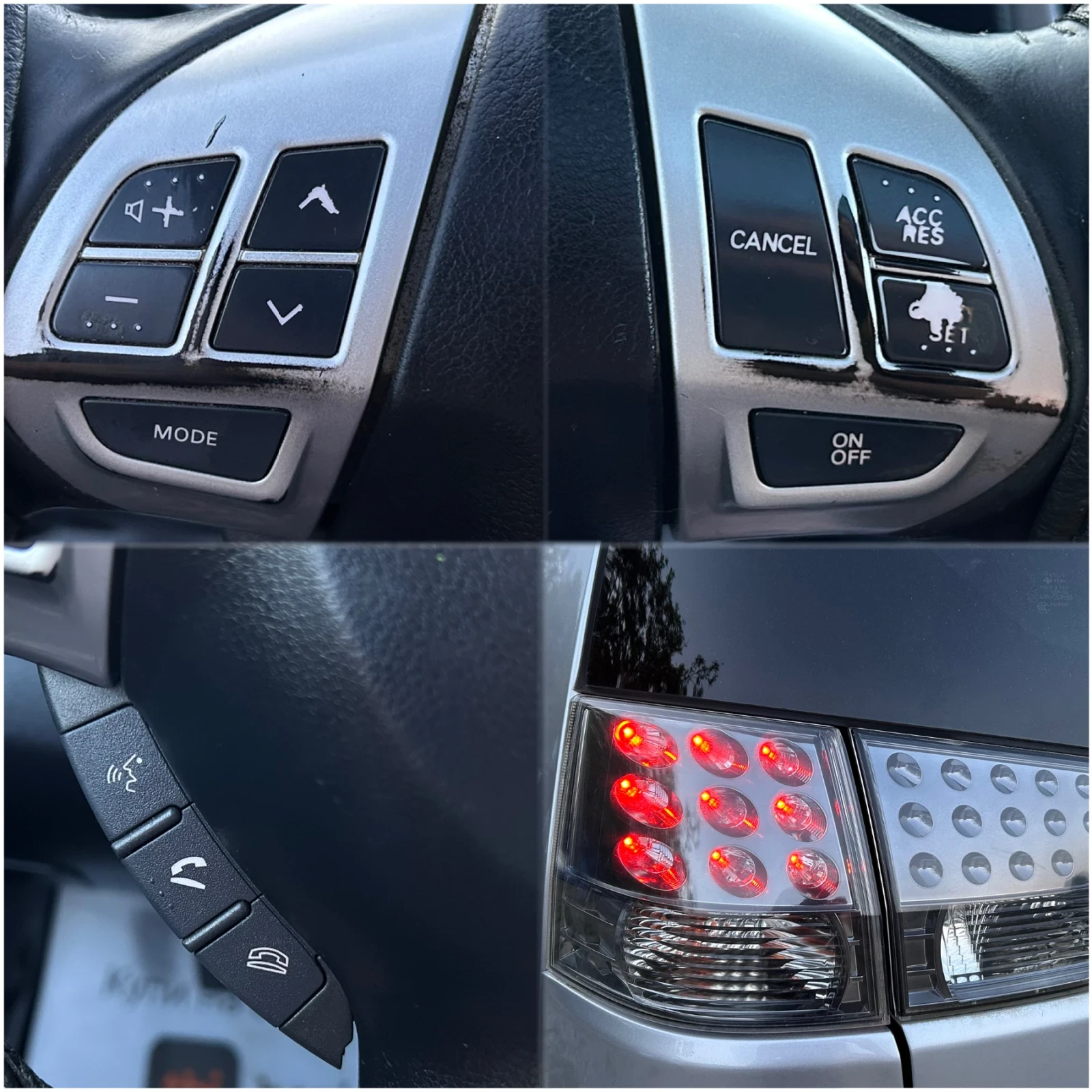 Mitsubishi Outlander 2.0TDi КОЖА 4х4 Keyless Xenon 7м, снимка 15 - Автомобили и джипове - 55559835