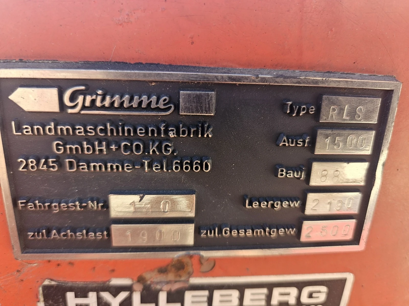 Друг вид Внос GRIMME RLS-1500 - изображение 2