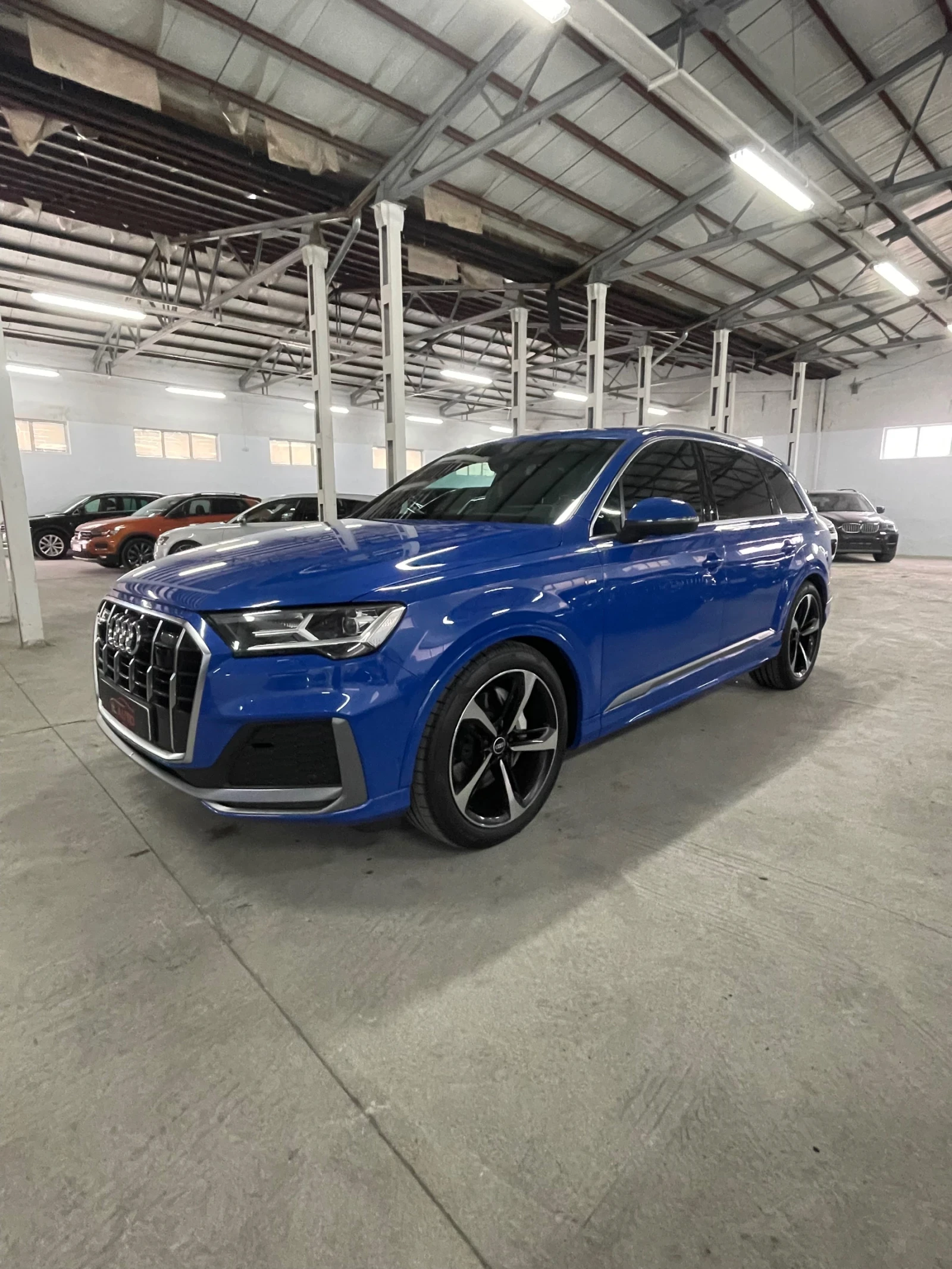 Audi Q7 Sline/50TDI/7местен/head -up/вакум/подгрев/ - изображение 3