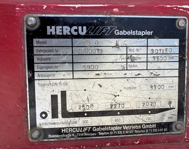 Мотокар В&Р Balkancar 2.5т, снимка 10 - Индустриална техника - 52792664