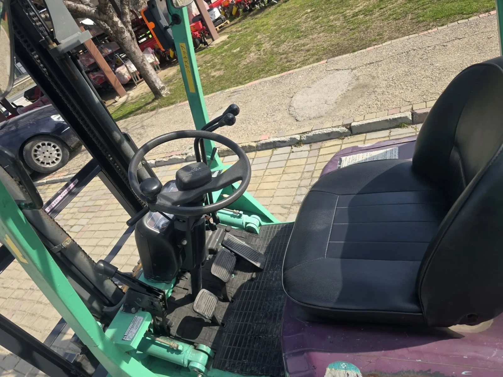 Мотокар Mitsubishi Бензин, вдига 1.5 тон, снимка 5 - Индустриална техника - 53705797