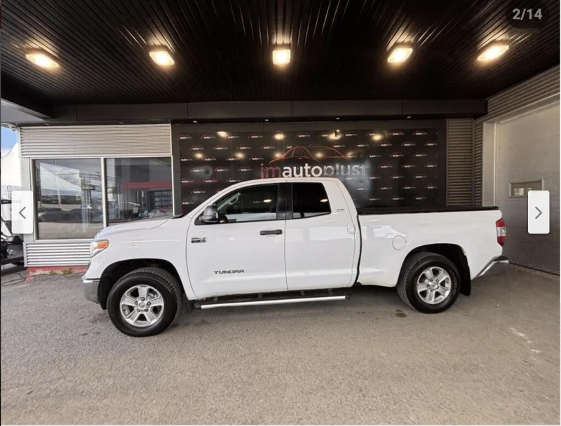 Toyota Tundra 5.7* V8* DOUBLE* CAB* ПОДГРЕВ* КАМЕРА* КЕЙЛЕС* , снимка 2 - Автомобили и джипове - 51890988