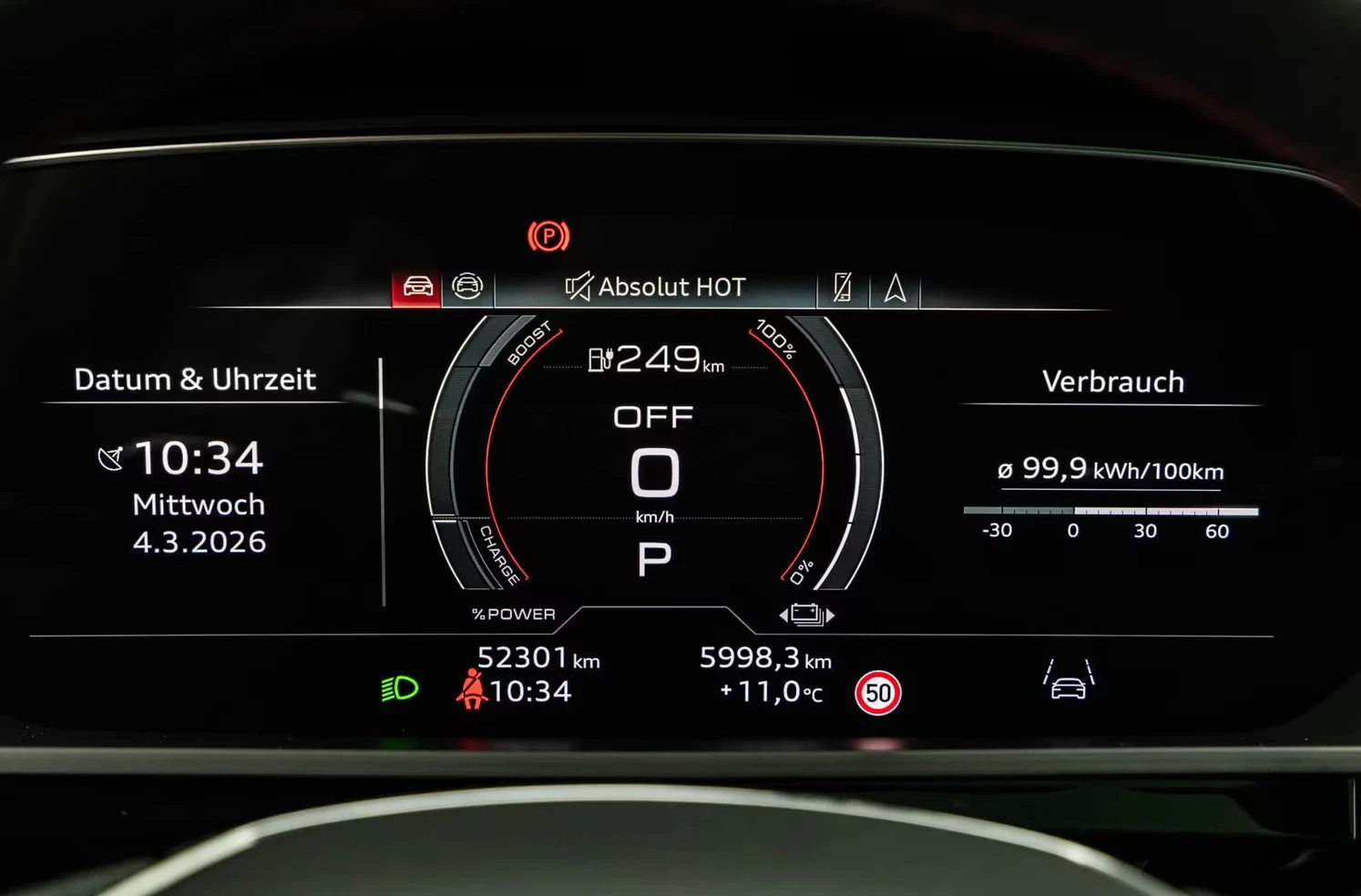 Audi SQ8 e-tron/503HP/BLACK/MATRIX/PANO/360/B&O/HUD/369q, снимка 9 - Автомобили и джипове - 54776533
