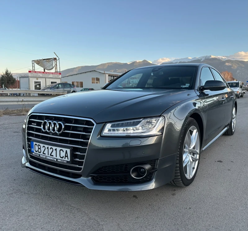 Audi A8 4.2-TDI-386hp-NEW-150.000km-MASAJ-HEAD UP-NIGHT, снимка 3 - Автомобили и джипове - 48620094