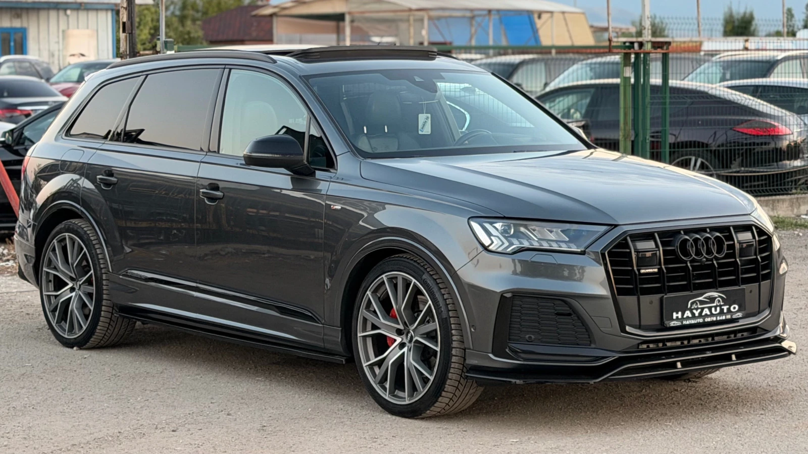 Audi Q7 50TDI= QUATTRO= S-LINE= 7-МЕСТА= ПАНОРАМА= КАМЕРА=, снимка 3 - Автомобили и джипове - 55659746