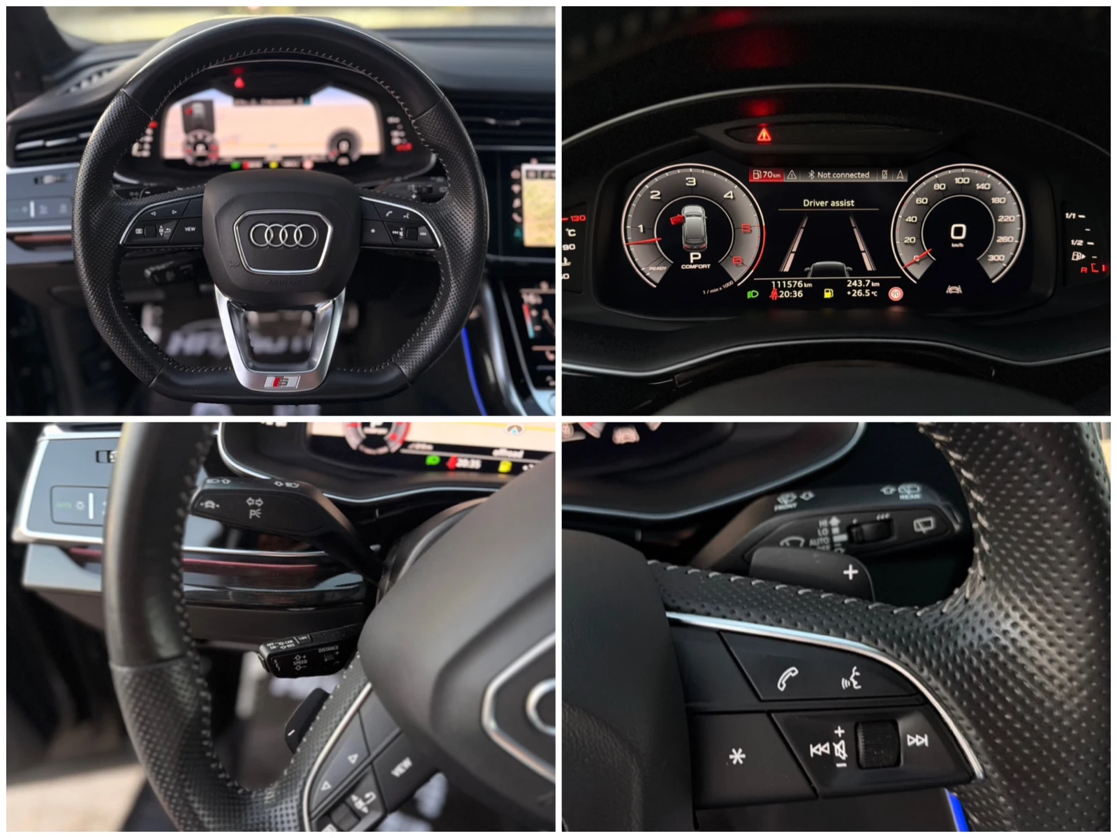 Audi Q7 50TDI= QUATTRO= S-LINE= 7-МЕСТА= ПАНОРАМА= КАМЕРА=, снимка 15 - Автомобили и джипове - 55659746