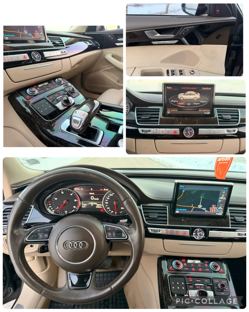 Audi A8 * 4.2TDI * V8 * MATRIX * Distronic, снимка 11 - Автомобили и джипове - 53143111