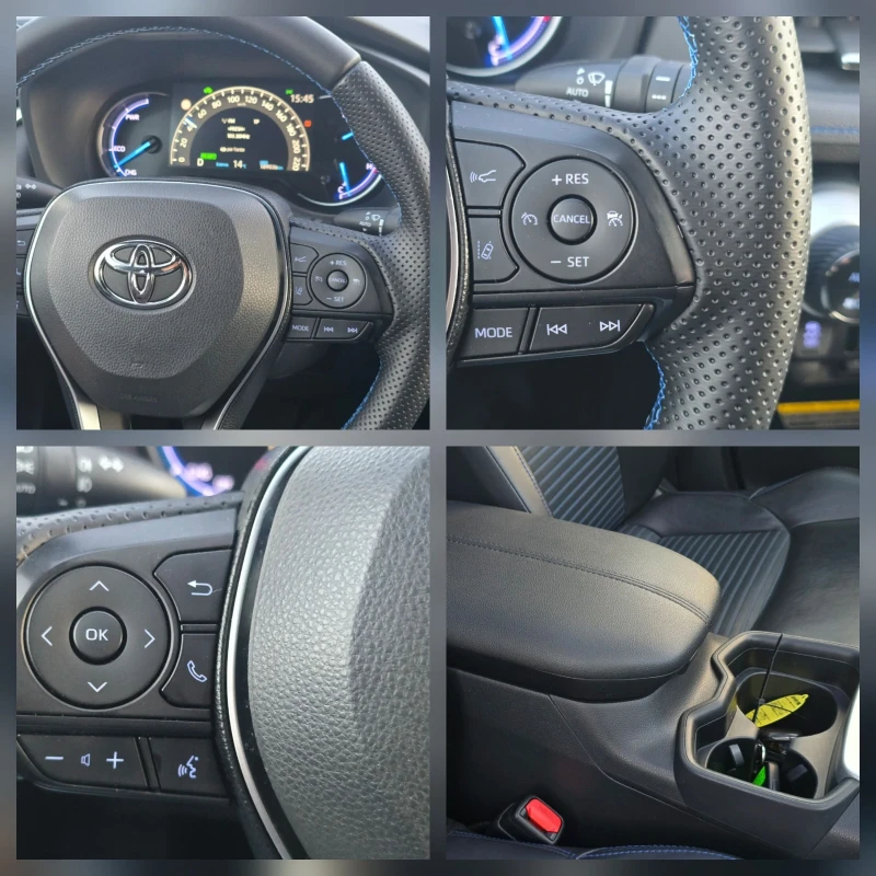 Toyota Rav4 2.5-Hybrid/Premium/LED/DISTRONIK/PANORAMA/AVTOMAT, снимка 14 - Автомобили и джипове - 53010867