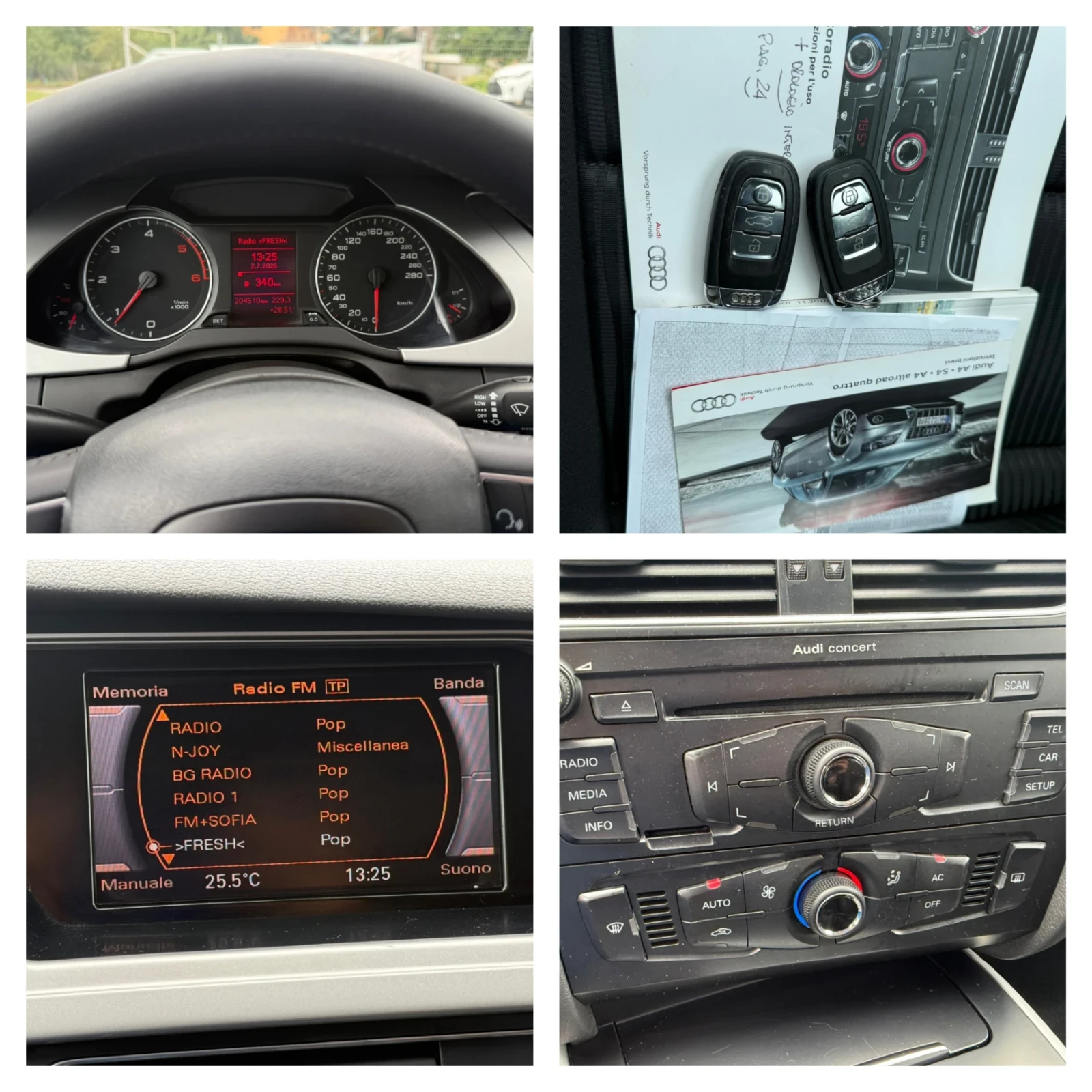 Audi A4 2.0TDI (143hp) Euro5 / 6 скорости / внос от Италия, снимка 15 - Автомобили и джипове - 55137518