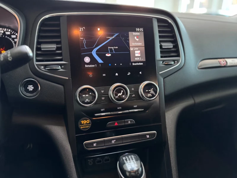 Renault Megane GT/BUSSINES/116HP/CAM/LED/NAVI/KLESS/332g, снимка 10 - Автомобили и джипове - 51736319