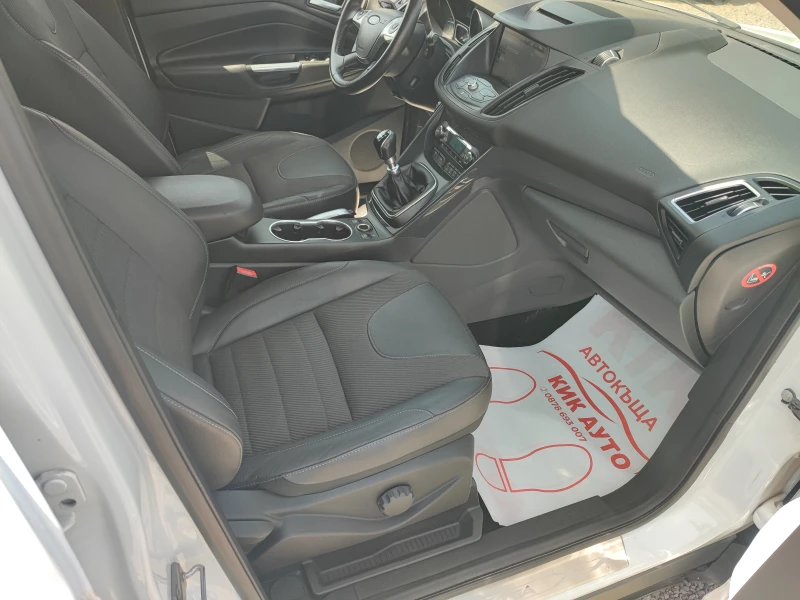 Ford Kuga 2.0TDCI-120ks-6sk-ПАНОРАМА-ШИБЕДАХ-КОЖА-НАВИГАЦИЯ, снимка 10 - Автомобили и джипове - 49738992