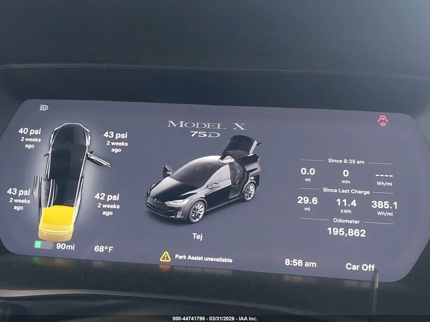 Tesla Model X 75D AWD, снимка 7 - Автомобили и джипове - 54324099