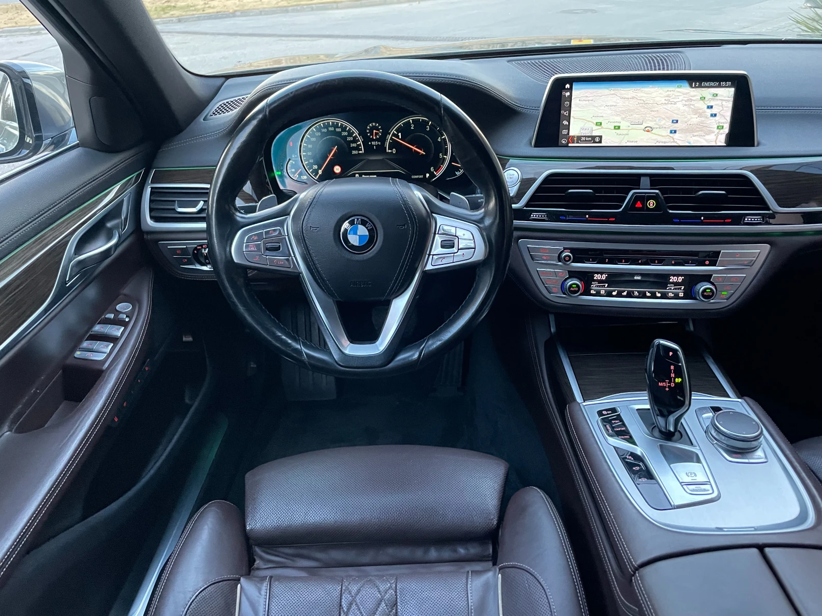 BMW 740 XD-MASSAGE-ОБДУХВАНЕ-360CAM-СМАРТ КЛЮЧ | Mobile.bg — изображение 13