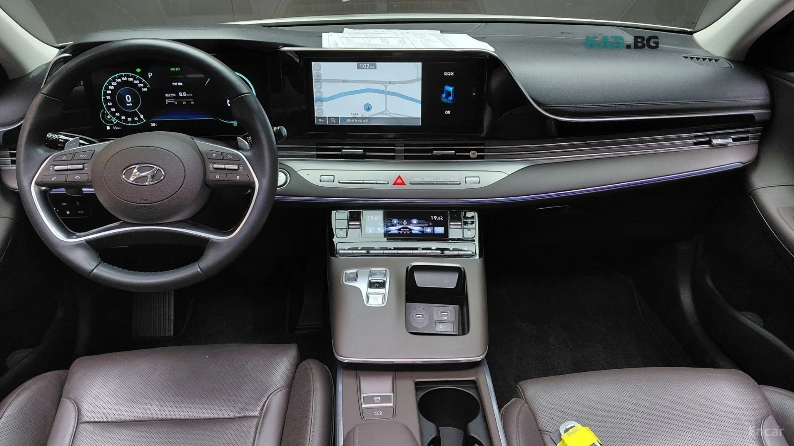 Hyundai Grandeur 2.5/EXCLUSIVE/DRIVE-ASSISTS/SUNROOF, снимка 7 - Автомобили и джипове - 55728872