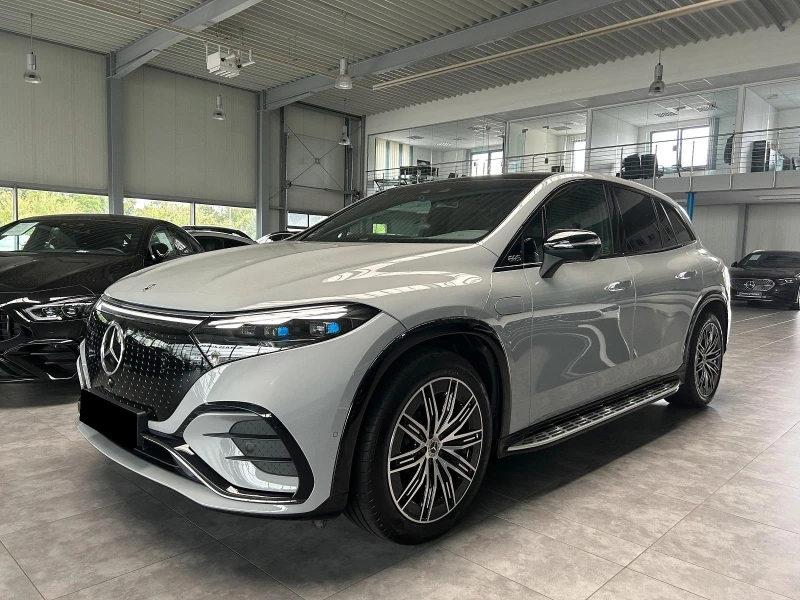 Mercedes-Benz EQS 450 SUV/AMG/4-MATIC/HYPERSCREEN/BURM/PANO/HEAD UP/, снимка 2 - Автомобили и джипове - 52114445