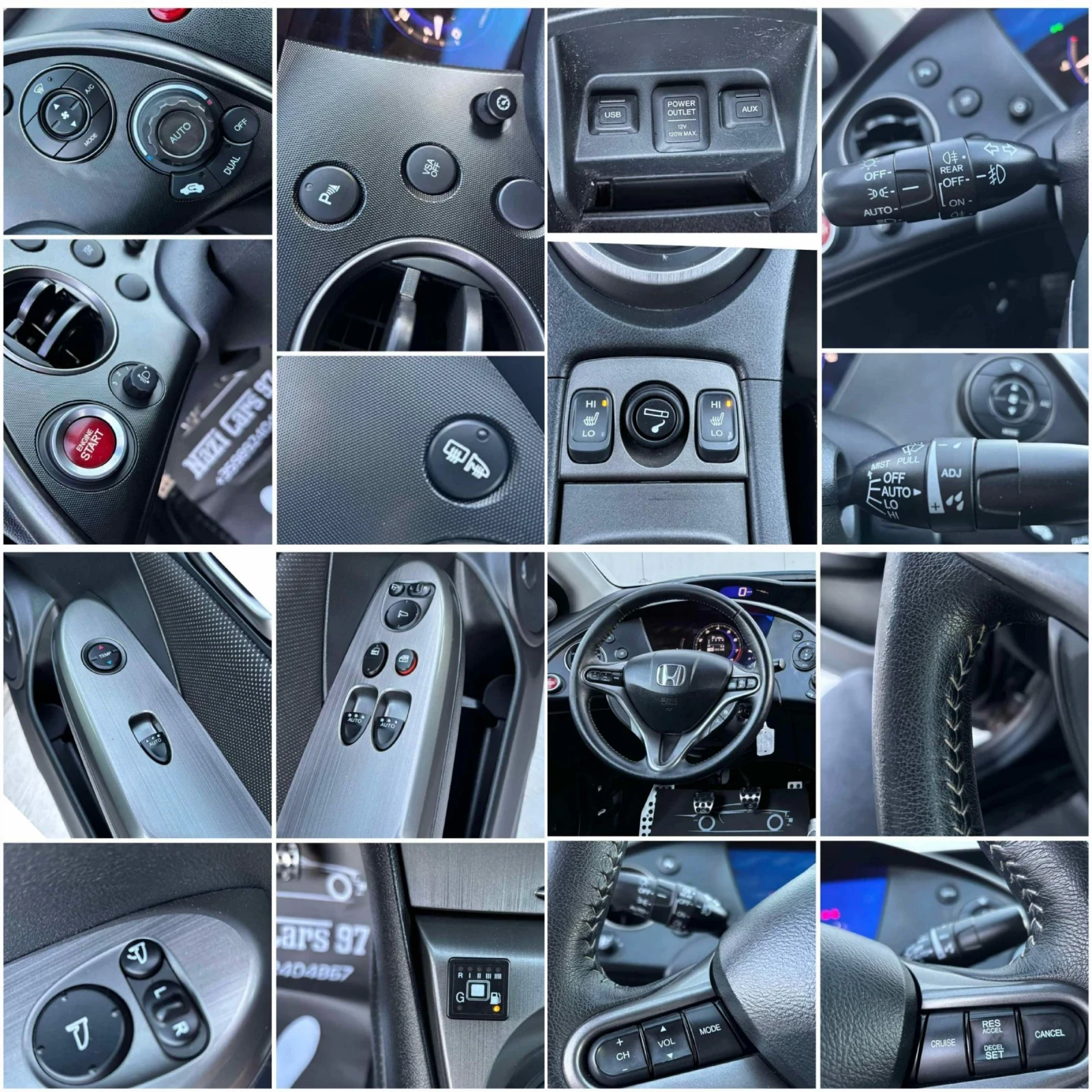 Honda Civic 1.8 i-vtec/140к.с./БЕНЗИН-ГАЗ/TYPE S | Mobile.bg — изображение 11