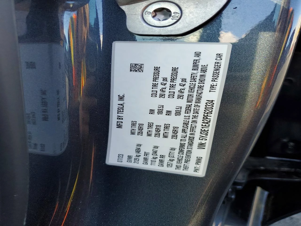 Tesla Model 3 RWD, снимка 12 - Автомобили и джипове - 54158452