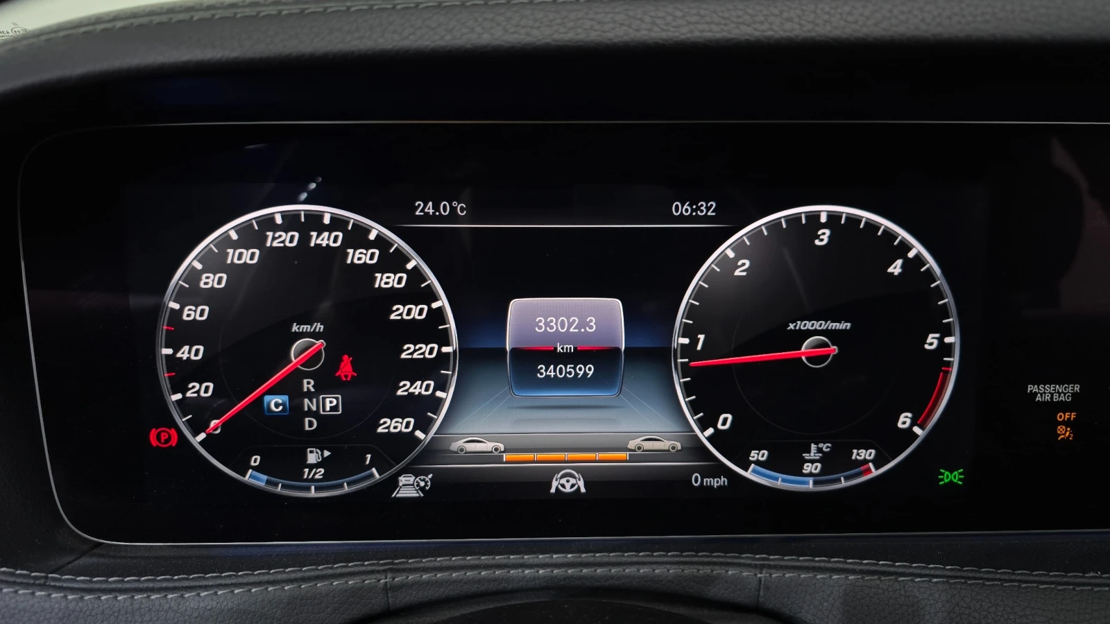 Mercedes-Benz S 400 * МАСАЖИ* ДИСТРОНИК* 360 КАМЕРА* ВАКУМ* ОБДУХВАНЕ*, снимка 9 - Автомобили и джипове - 55282943