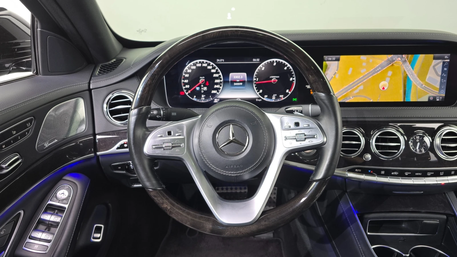 Mercedes-Benz S 400 * МАСАЖИ* ДИСТРОНИК* 360 КАМЕРА* ВАКУМ* ОБДУХВАНЕ*, снимка 11 - Автомобили и джипове - 55282943