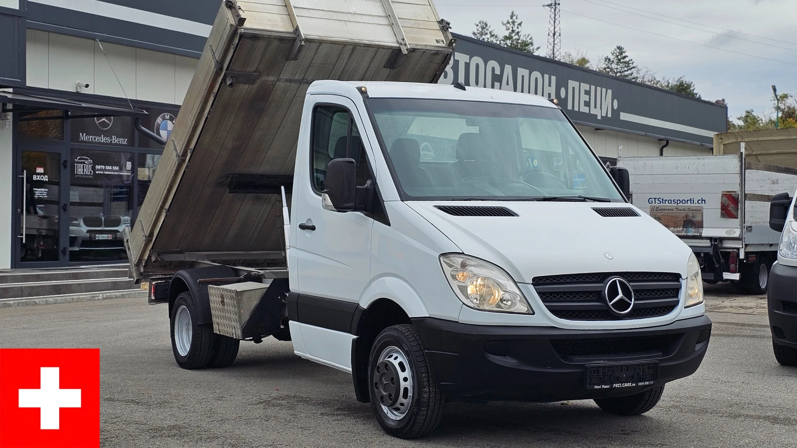 Mercedes-Benz Sprinter 518 3.0CDi 6SP CH-N1-ТРИСТРАНЕН-ТОП СЪСТ.-ЛИЗИНГ