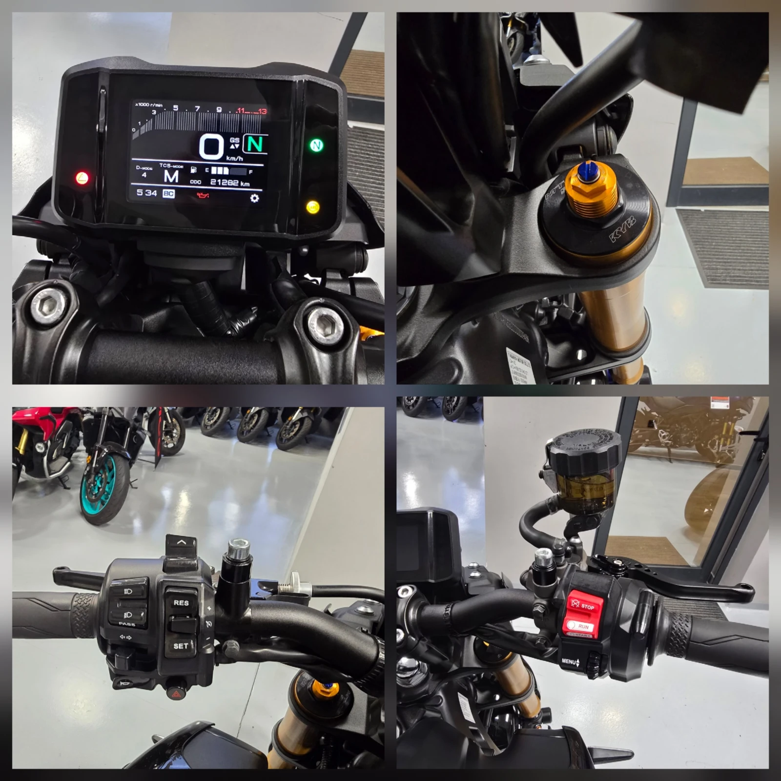 Yamaha Mt-09 SP, ABS-TCS, кат. А2-35kw, 12.2022г., снимка 10 - Мотоциклети и мототехника - 54131078