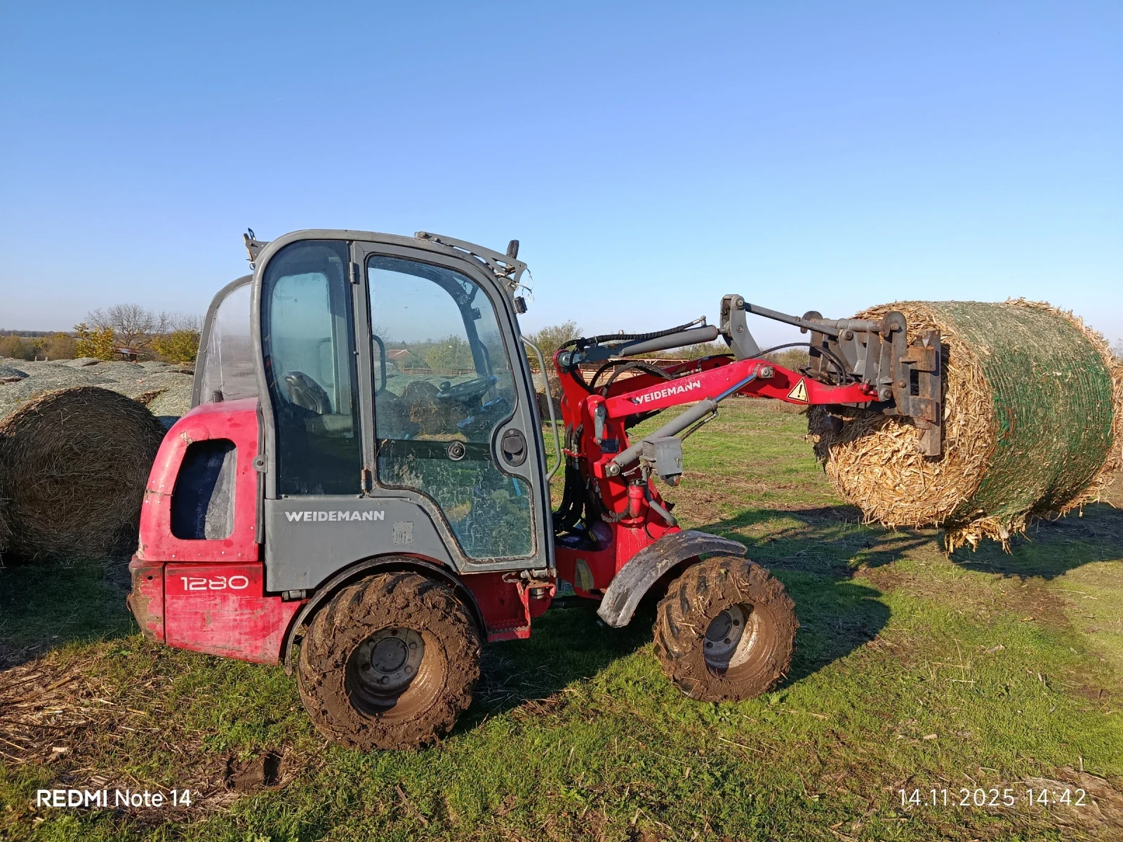 Телескопичен товарач Weidemann 1280, снимка 4 - Селскостопанска техника - 54101547