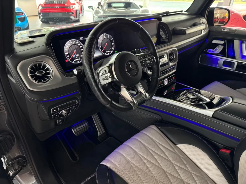 Mercedes-Benz G 63 AMG PERFORMANCE/585HP/EXCLUSIVE/MASSAGE/BURM/360/579g, снимка 10 - Автомобили и джипове - 52380326