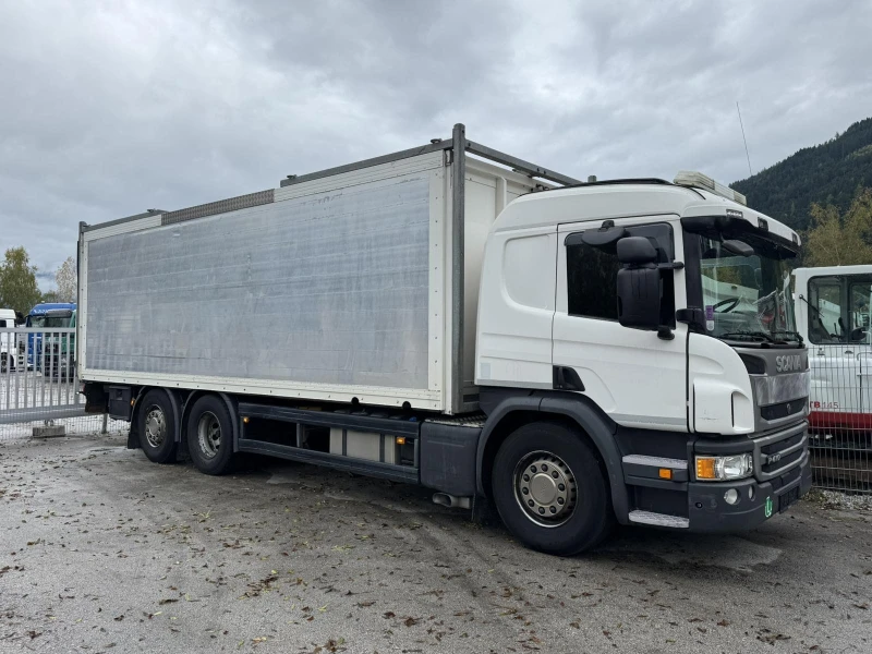 Scania P P 410 - Специализиран транспорт, Фургон с Борд! , снимка 3 - Камиони - 52005865