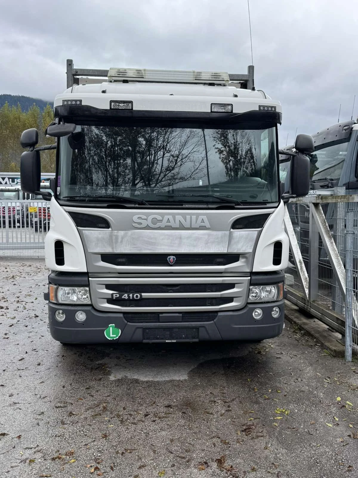 Scania P P 410 - Специализиран транспорт, Фургон с Борд! , снимка 1