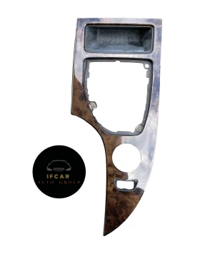 Лайстна барче скоростен лост BMW e60/e61 LCI с бутон и джойстик за CCC, снимка 1