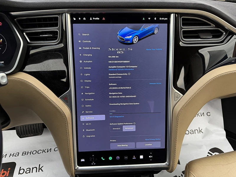 Tesla Model S LED-BIXENON-NAVI-KAMERA-DISTRONIK-Цена с ДДС!!!, снимка 11 - Автомобили и джипове - 49702777