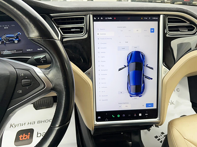 Tesla Model S LED-BIXENON-NAVI-KAMERA-DISTRONIK-Цена с ДДС!!!, снимка 9 - Автомобили и джипове - 49702777
